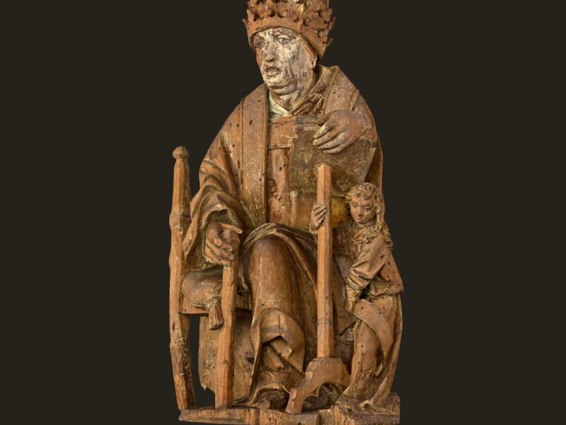 Święty Grzegorz, z kościoła w Rzepienniku Biskupim